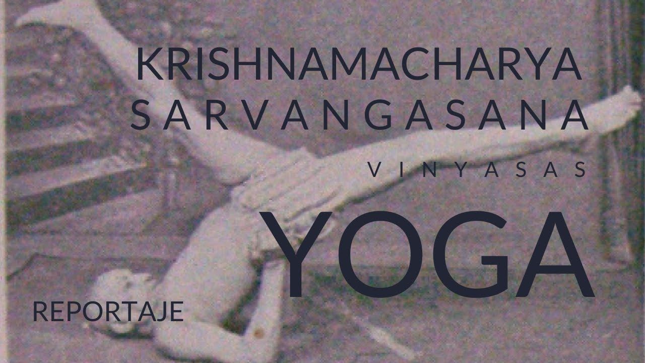 la práctica de vinyasas según Krishnamcharya